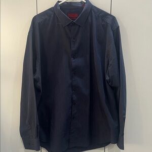 Alfani Men's Dark Striped Dress Shirt